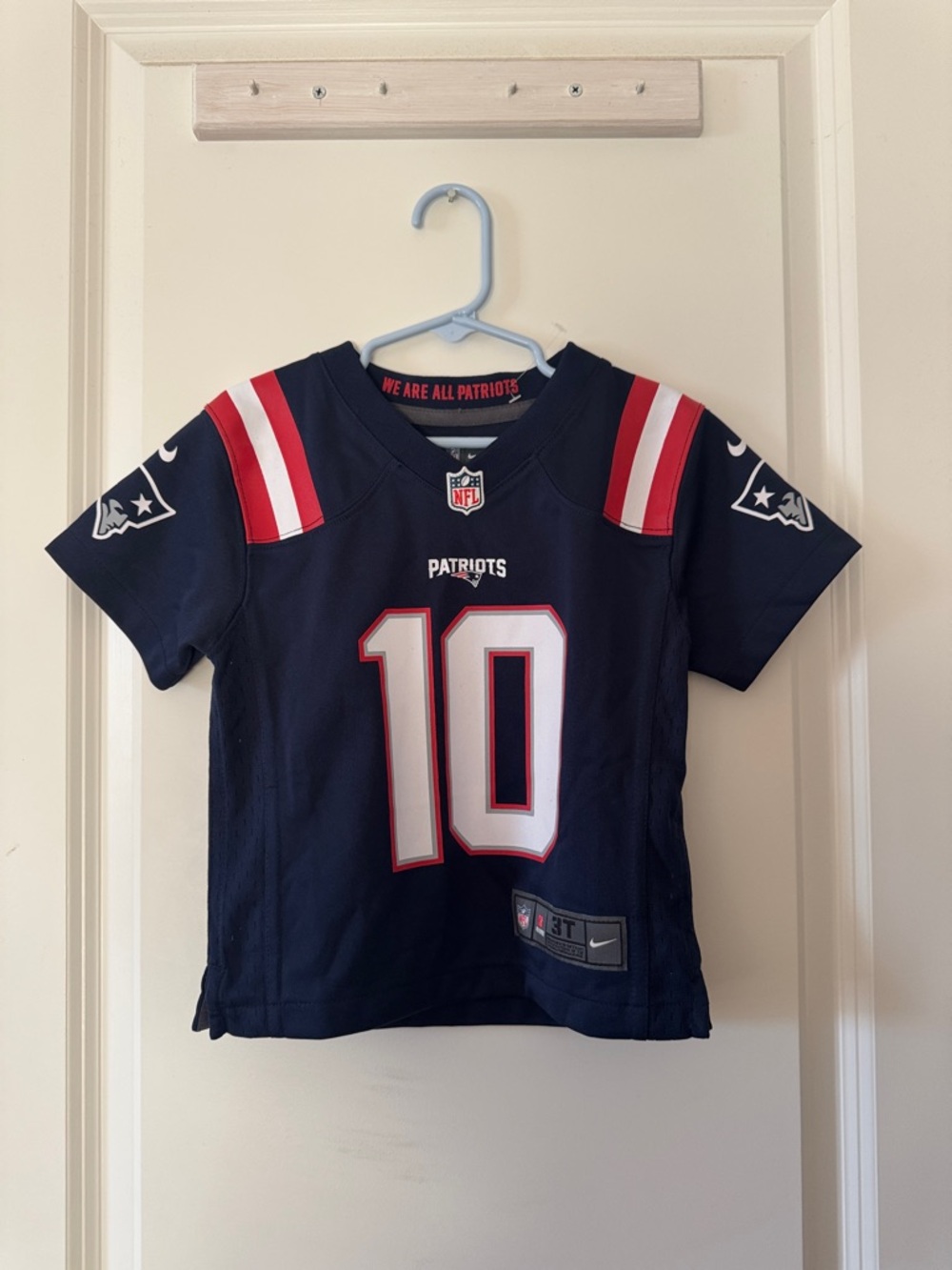 Nike Toddler Boys/unisex Mac Jones Navy New England Patriots‎ NFL Game Jersey 3T